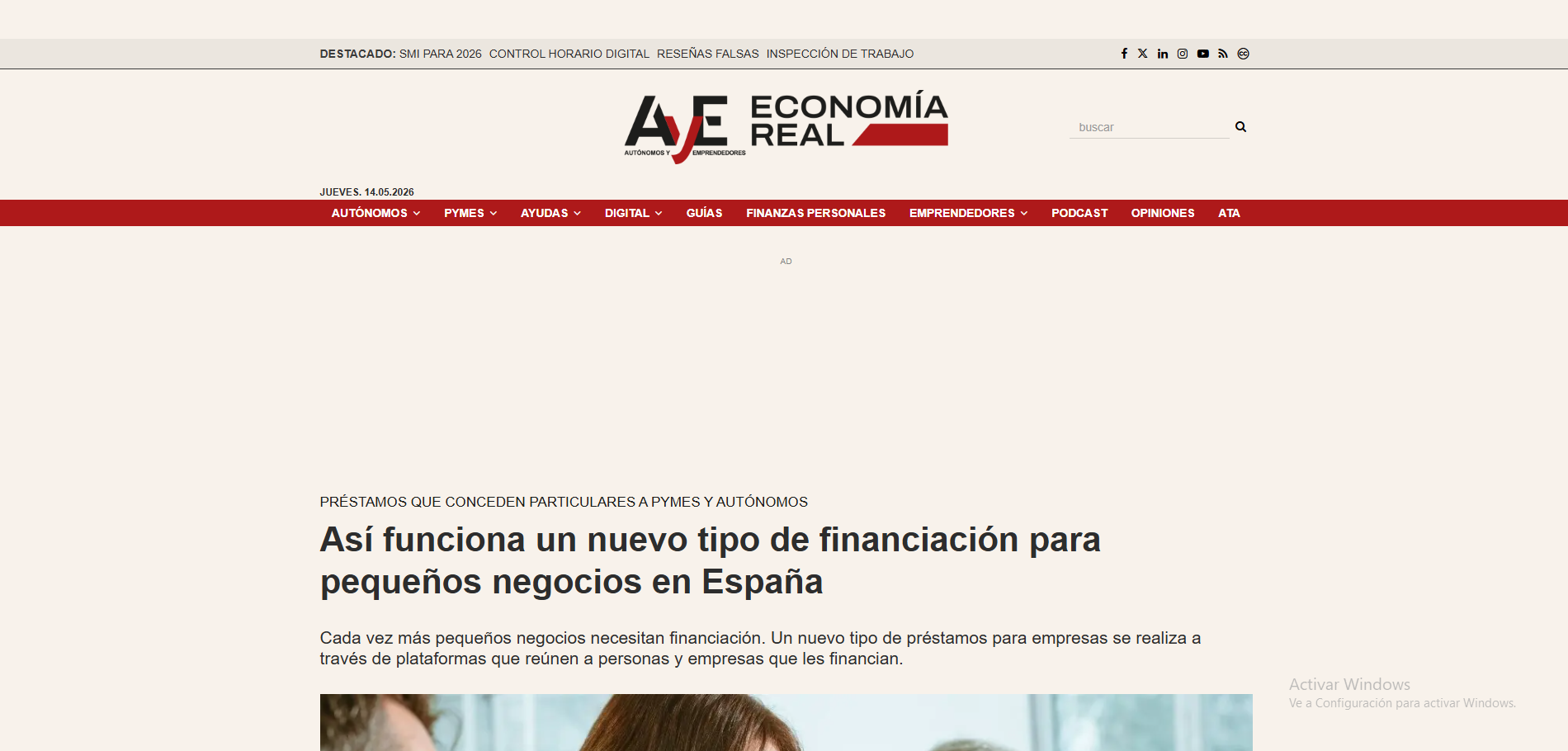 Financia-T en Autónomos y Emprendedor