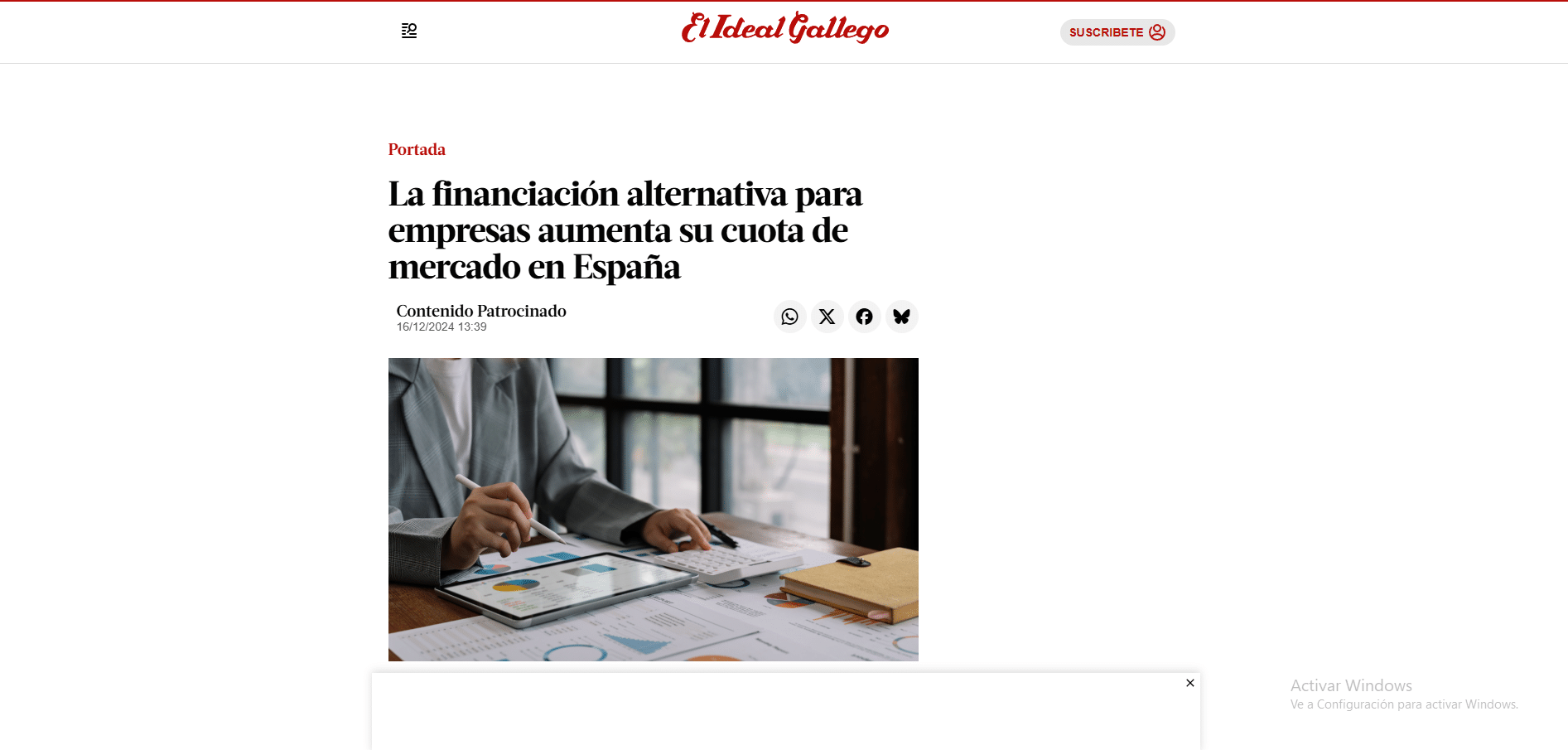 Financia-T en El Ideal Gallego