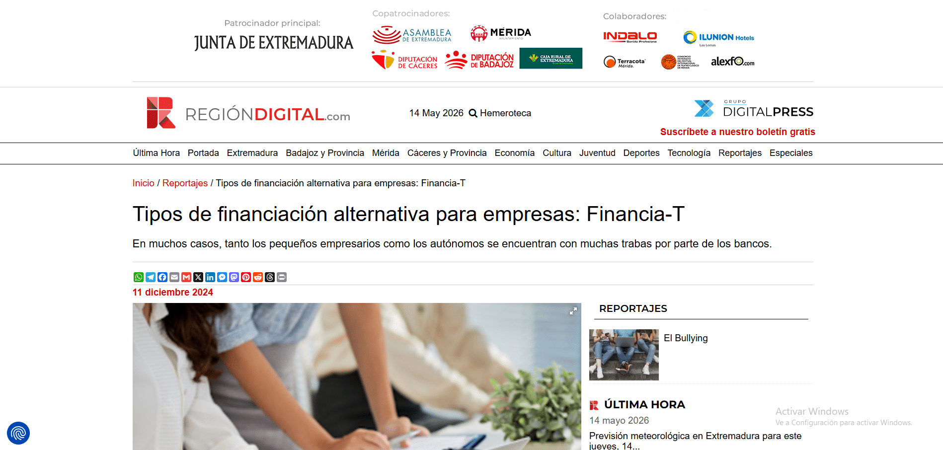 Financia-T en Región Digital